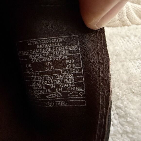 Patagonia Women's Better Clog Size 8.5 Brown Leather Slip On Rubber Outsole - Picture 2 of 11